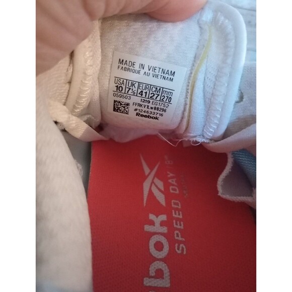 Reebok Womens Floatride Run Fast 2.0 EG1752 White Running Shoes Sneakers Size 10 - Picture 7 of 9